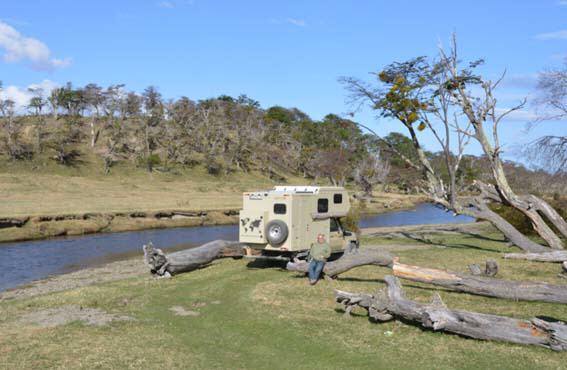 Am Rio Varela, Estancia Harberton