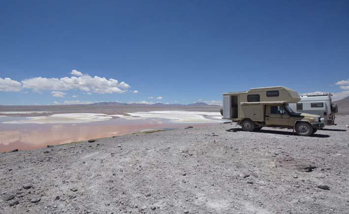 Halbinsel der Laguna Colorada