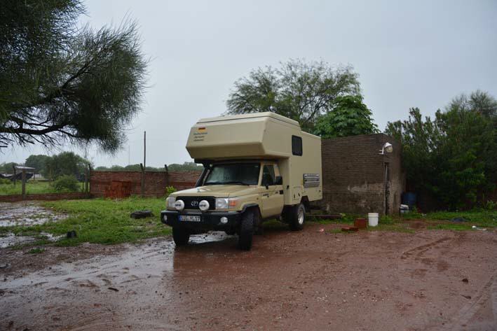 Parkplatz des Hotels "Mis Abuelos"