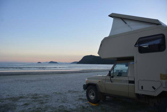 Am Strand "Ubatumirim"