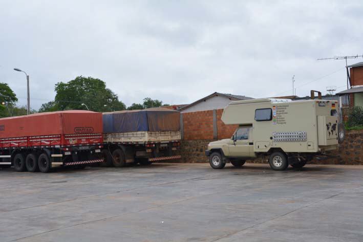 Tankstelle, RN3/Santa Rosa del Aguaray/Paraguay