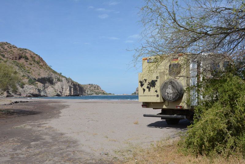 Strand bei Agua Verde, Puerto Agua Verde/Mexiko