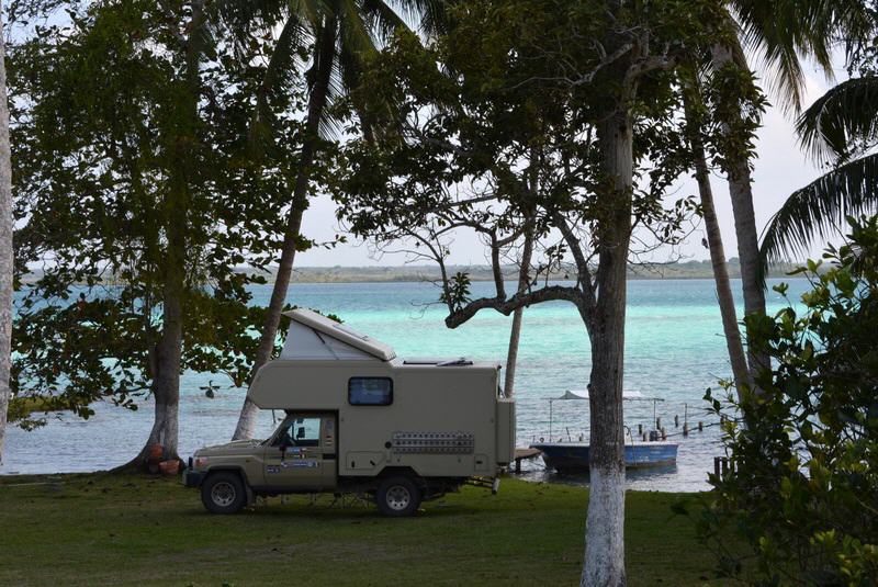 Balneario Cocalitos, Laguna Bacalar/Mexiko