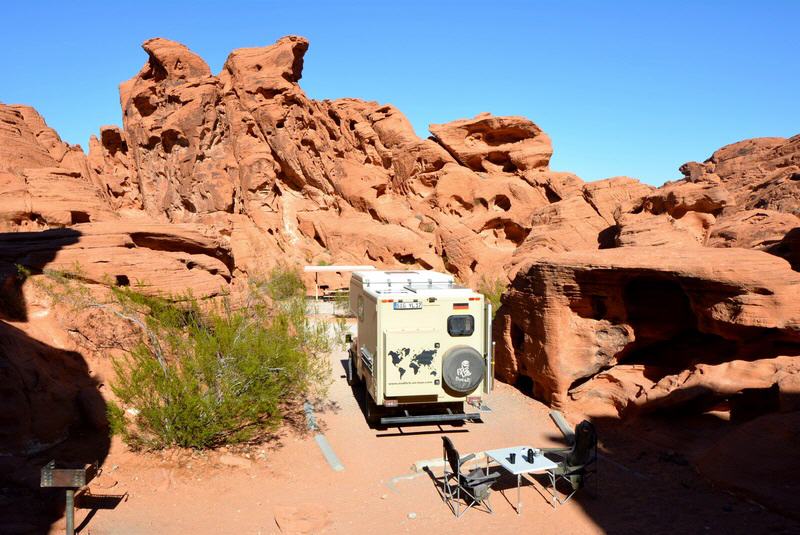 Arch Rock Campground, Valley of Fire, Nevada/USA