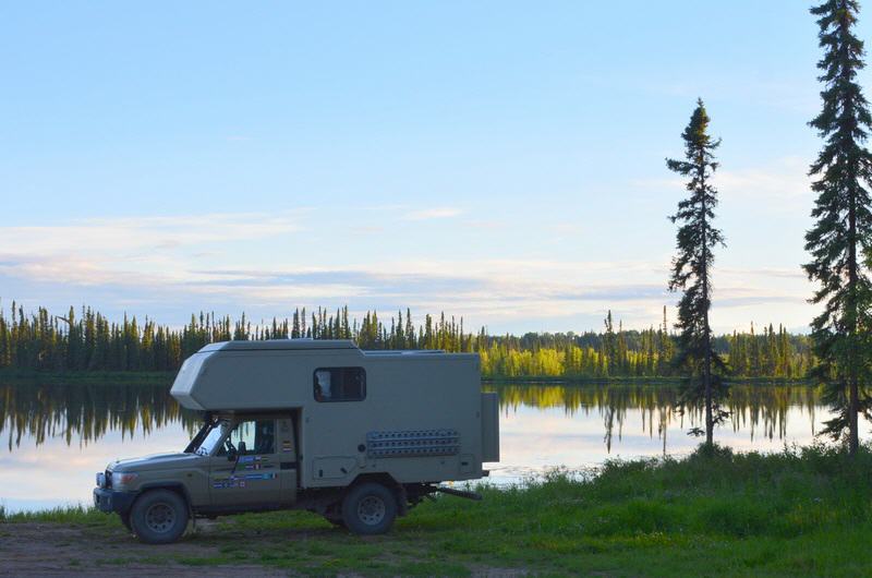 Loon Lake, Alaska Hwy. km 431, Brit. Col./Kanada