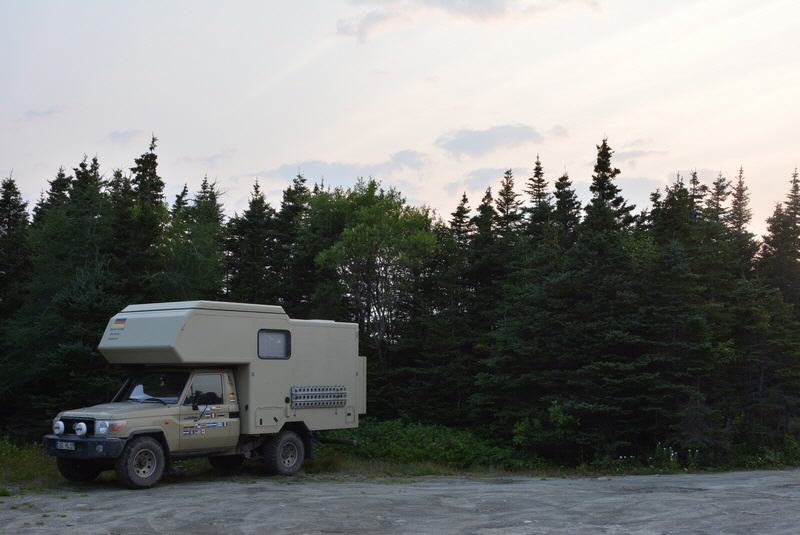 Parkplatz St. Genevieve River, Neufundland/Kanada