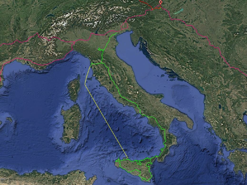 Italientour nach Sizilien