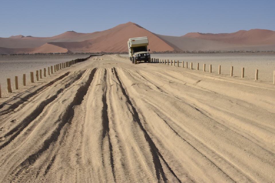 Nicht wieder im Sand stecken bleiben...