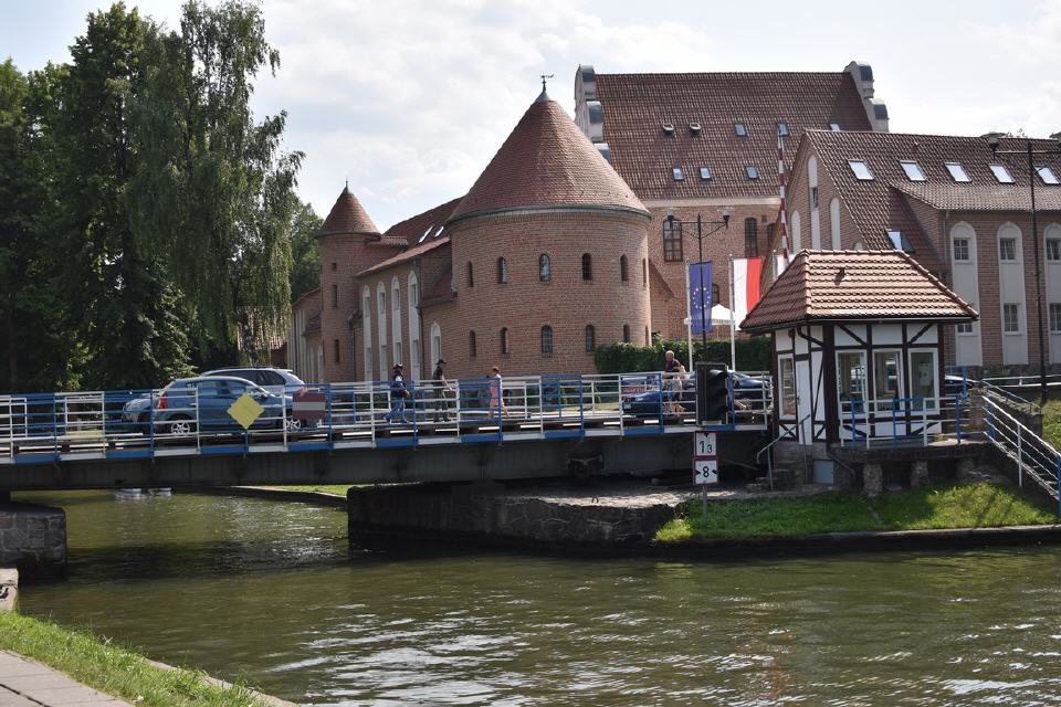 Historische Drehbrücke und ehemalige Ordensburg