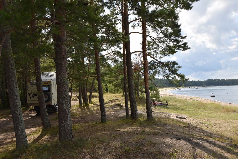 Toller Übernachtunsplatz an der Ostsee