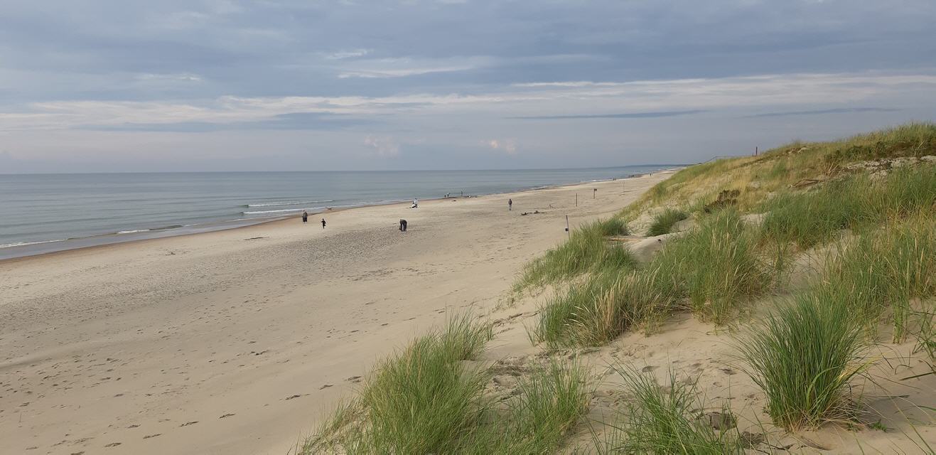 Strand an unserem Übernachtungsplatz