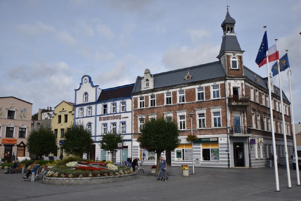 Marktplatz von Puck - auf Deutsch: Putzig