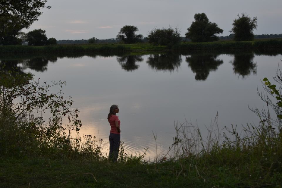 Abendstimmung an der Oder