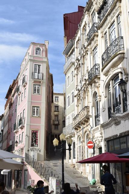 Steile und enge Gassen in der Altstadt