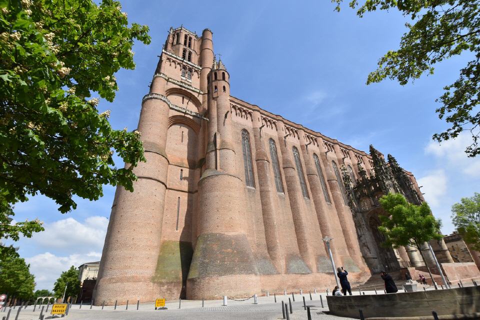 Beeindruckende Kathedrale in Albi